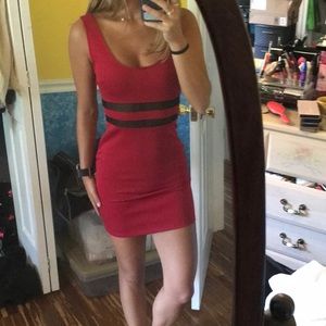 Red mini dress from forever 21